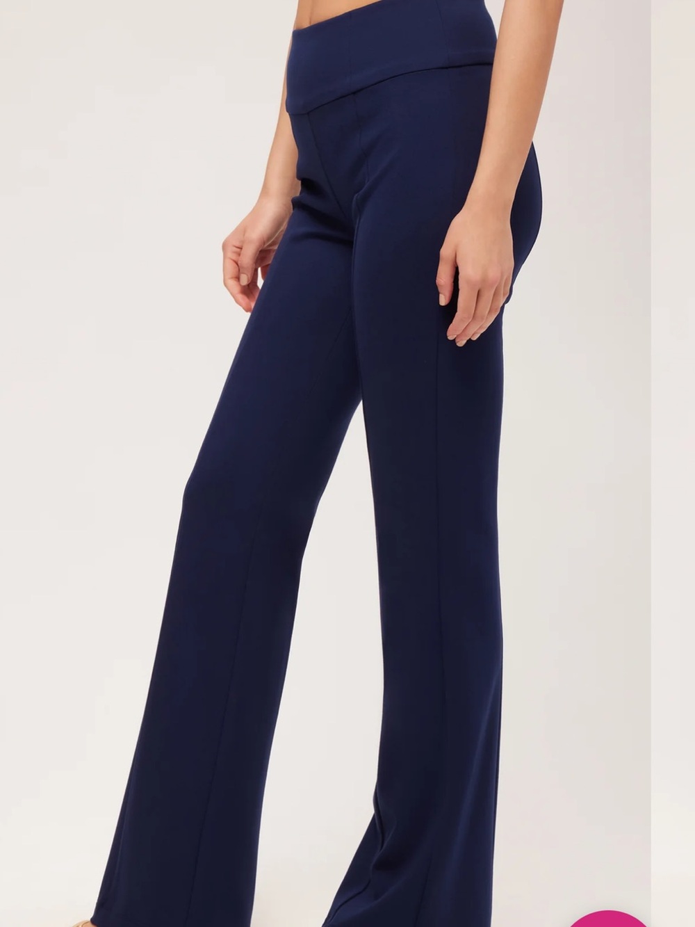 NWT Trina Turk “Becker” Navy Boot-Cut Ponte Pants